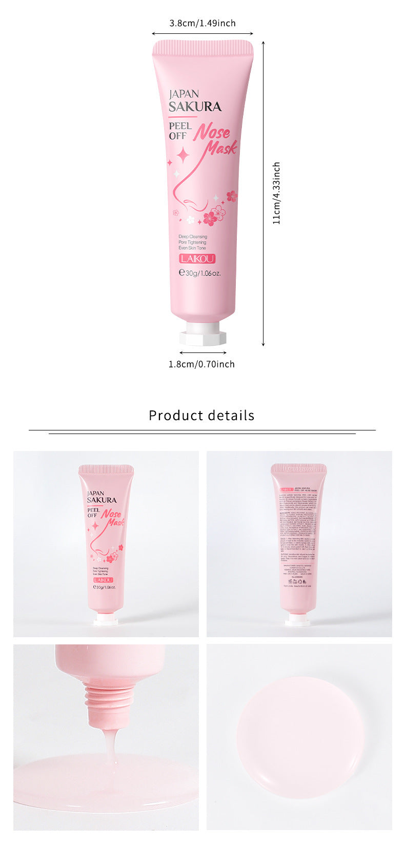 Cherry Blossom Nasal Membrane Moisturizing Cleansing Skin Care Product