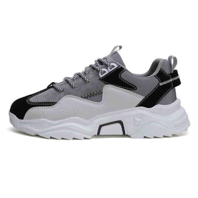 Winter men''s shoes Korean trend all kinds of sports casual shoes high school students running boys dad ins shoes