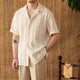 All-match Cuban Collar Summer Thin Short-sleeved Shirt Men