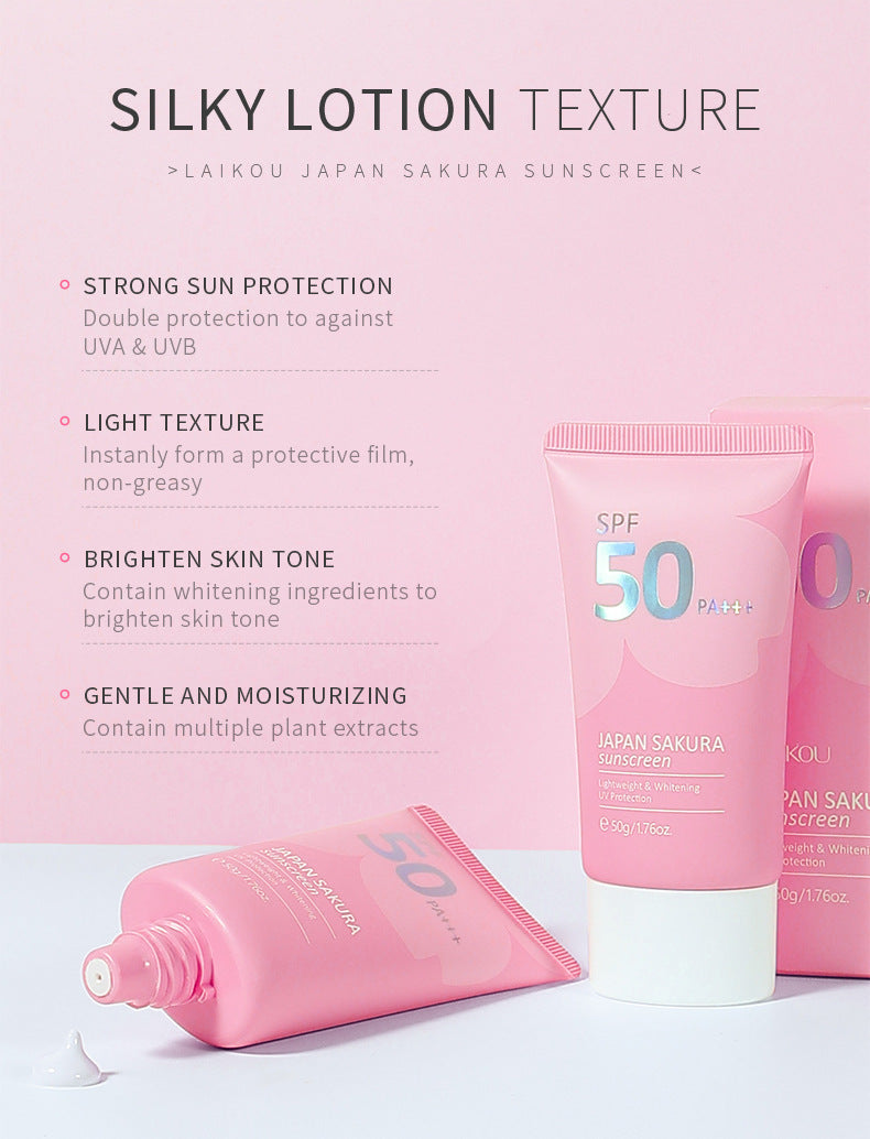 moisturizing whitening sunscreen skin care products