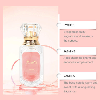 Elegant Style Lychee Crystal Crown Perfume Female